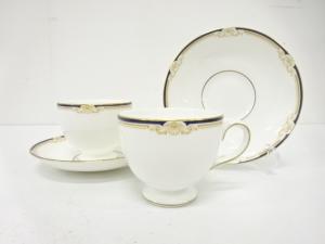 WEDGWOOD　ウェッジウッド　キャベンディッシュ　カップ＆ソーサー　ペア　洋食器